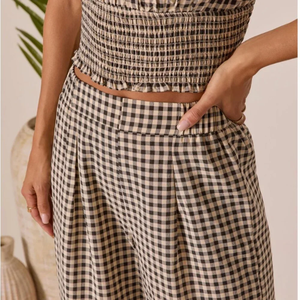 🖤 VICI Collection Gingham Two-Piece Set (Top + Pants) - Size L/XL, New 🖤 - Picture 12 of 12